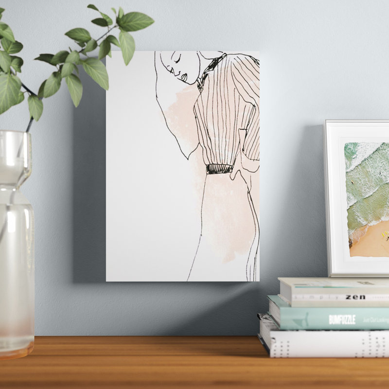 Fashion Sketches IV by June Erica Vess - Painting Print, 30cm H x 20cm W, Wrapped Canvas
