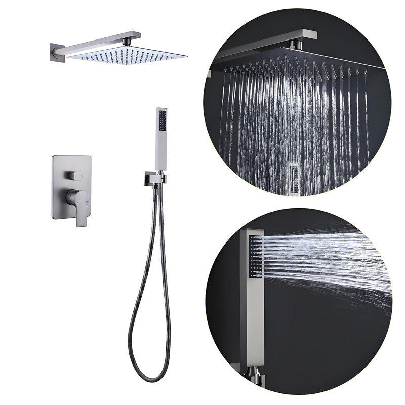 All-In-One Kit with Rough in-Valve, Brushed Nickel