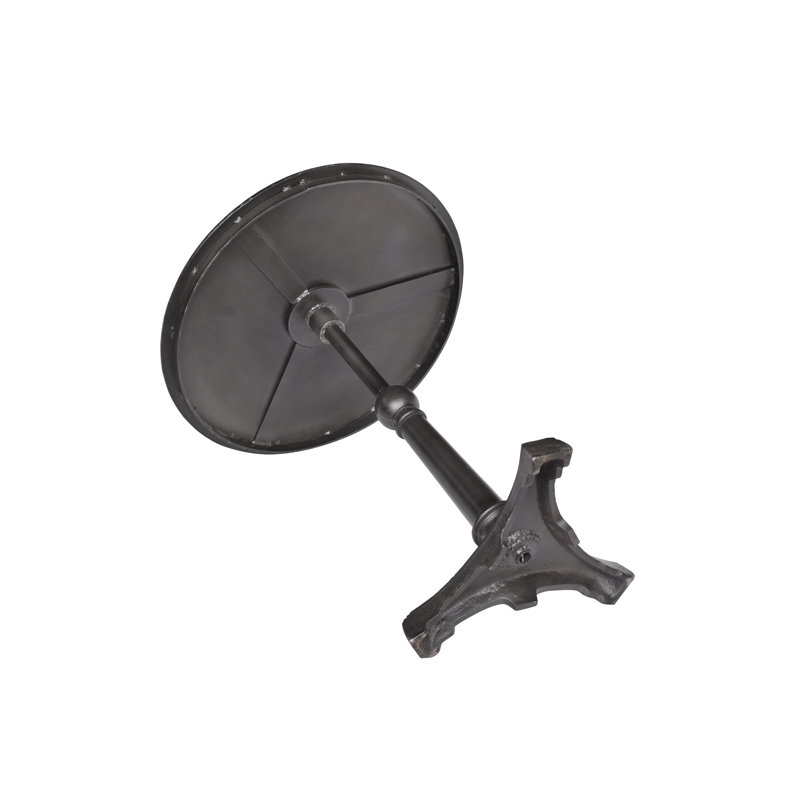 Rocklin Black Metal Industrial Bistro Table