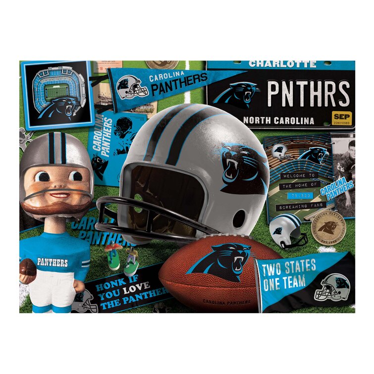 YouTheFan NFL Carolina Panthers Retro Series Puzzle (500-Pieces