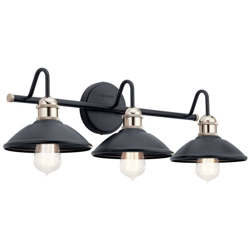 Ochsner 3 - Light Dimmable Vanity Light, Black