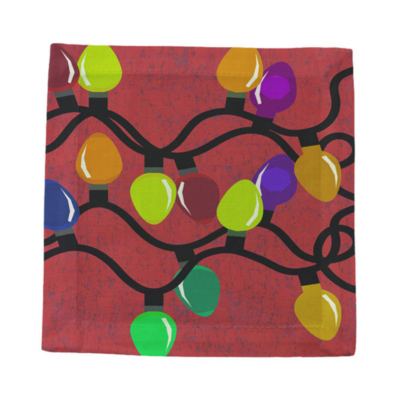 Square Napkins, Red