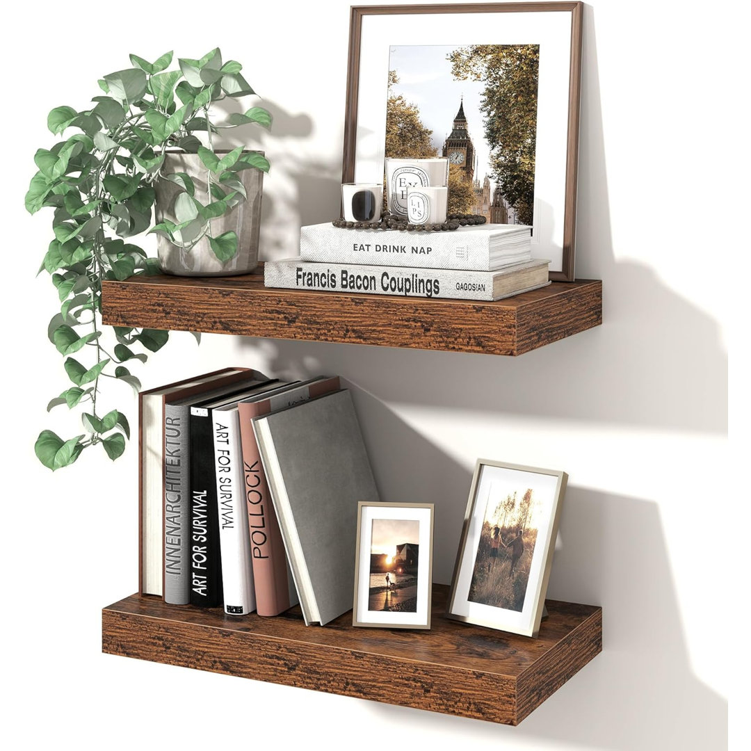 40cm Floating Shelves for Wall 2 Pack
