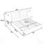 Structure de lit tapissier Chenille-1214807466-1214807464