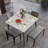 Annagh Stone Top Metal Base Dining Table-268854960-268855629