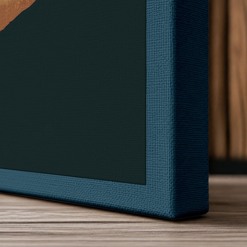 Print, 36x24 - 91.4 x 61.0 cm, Teal Border