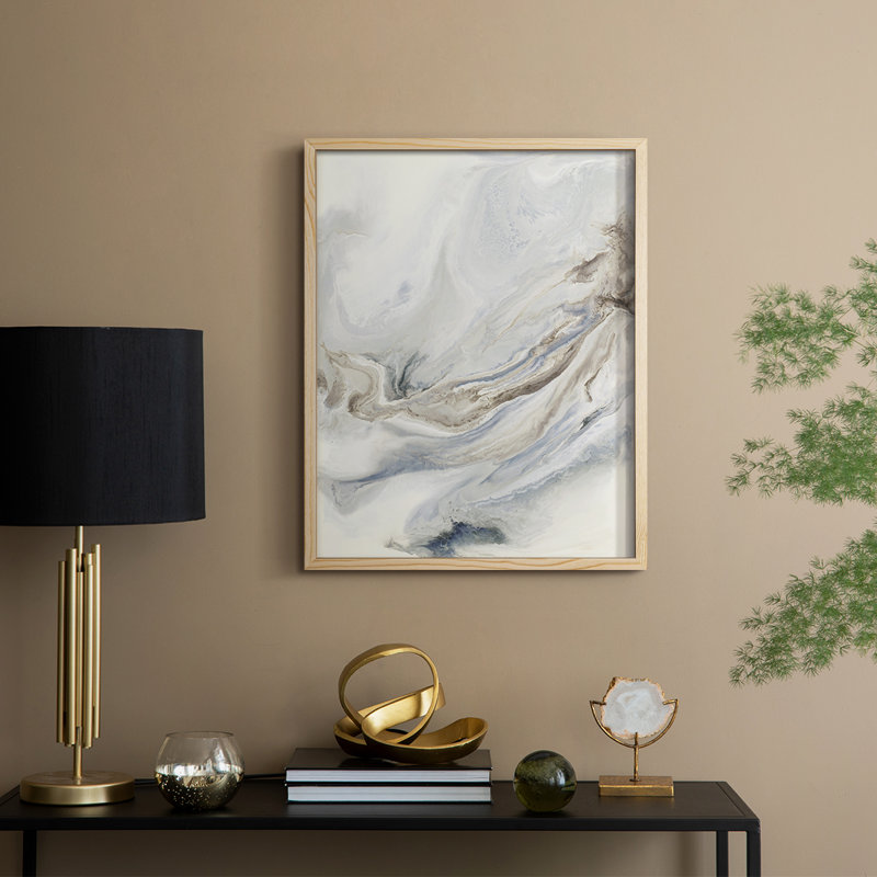 Ephemere Framed Print Framed Print - Solid Wood, Naturel, H 21 po x l 17 po