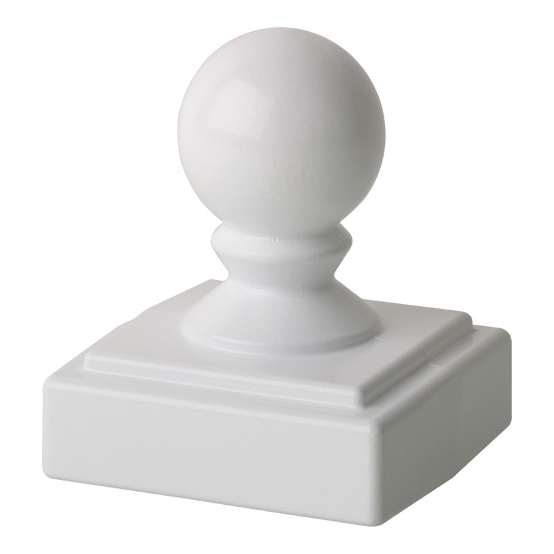 Ball Finial, White