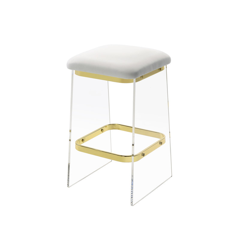 Elayla Upholstered Counter Stool, Gold
