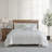 Tahari Home Trellia 5-Piece Grey Trellis Jacquard Comforter Set-102719962
