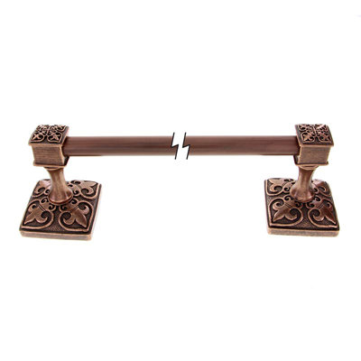 Fleur De Lis Wall Mounted Towel Bar