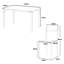 Archer-James 4 -Person Dining Set-267671114-267671115-267671116