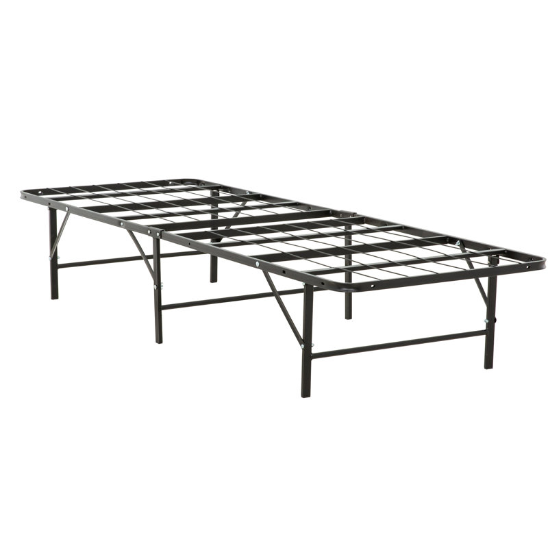 Structure de lit simple en métal TG - compatible avec divers matelas