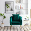 Fauteuil d'appoint avec repose-pieds-438892019