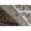 Tapis oriental brun / taupe en laine noué à la main 6 pi x 8 pi 10 po Trinity