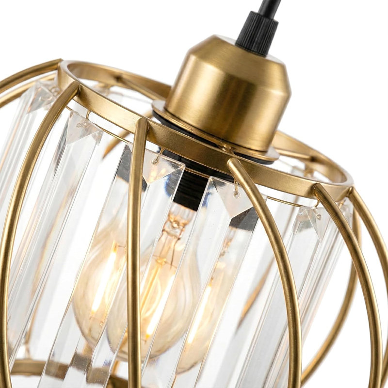 3 - Light Kitchen Island Pendant, Gold