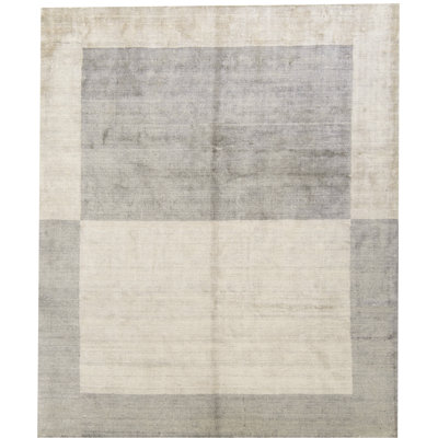 Gabbeh Viscose Geometric Indoor Rug
