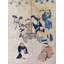 Tapis de couloir antique en laine beige