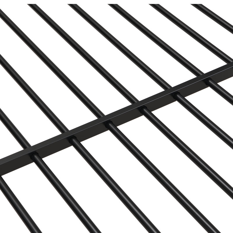 Lit superposé double au dessus d'un lit double, aucun sommier requis, assemblage facile