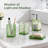 Sage green acrylic bathroom countertop set