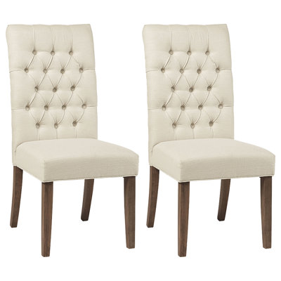Chaise de salle à manger rembourrée Maliyani