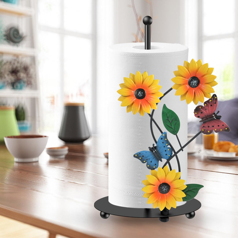 Kitchen Roll Holder Sunflower Paper Towel Holder