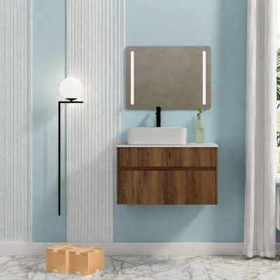 Meuble-lavabo moderne (avec meuble-lavabo et lavabo)