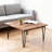 Retro Walnut Solid Wood Square Coffee Table