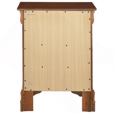 Elegant Cherry Wood Nightstand