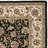 Helena Oriental Hand Hooked Wool Green/Black Area Rug-2037387462