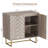 Laurens Manufactured Wood and Metal Accent Cabinet with Adjustable Shelves-1649184336