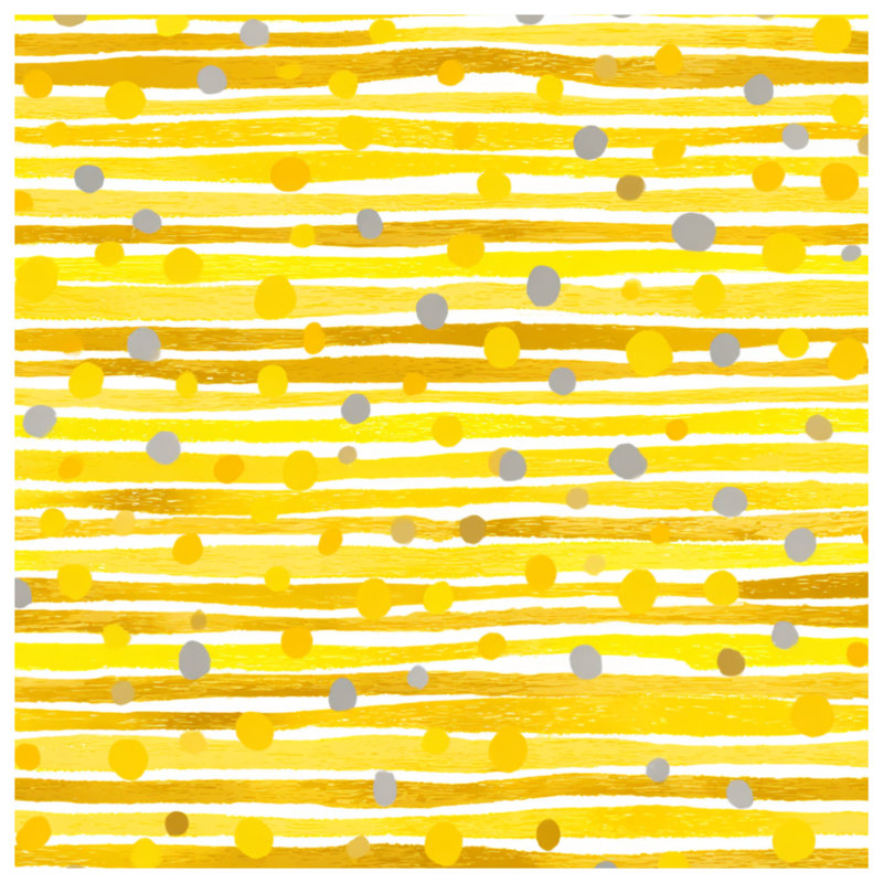 Yellow Stripes Throw Pillow, Pattern Double Sided Pillows, 16 x 16 inches