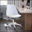 Chaise d'ordinateur polyvalente et réglable sans accoudoirs pour différentes pièces, ergonomique et élégante-1044512798
