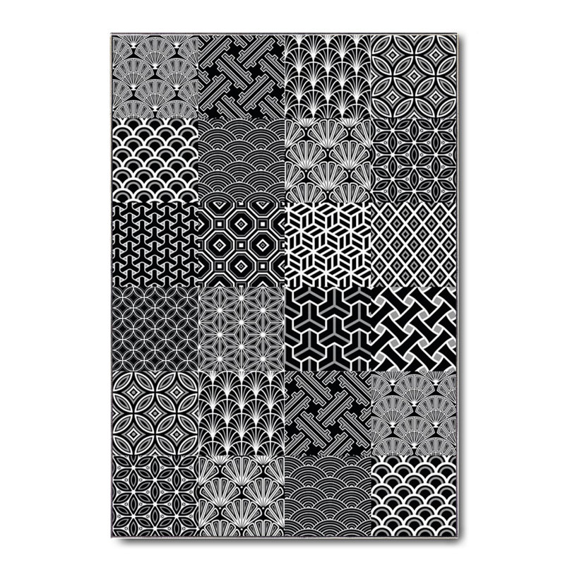 Tapis en coton Taliyah, Tapis de couloir 2 pi 7 po x 13 pi 1 po