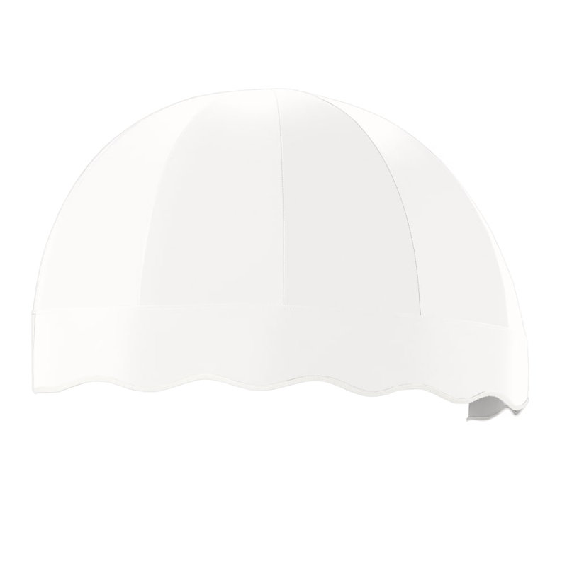 Awntech Bostonian Acrylic Fabric Fixed Awning, 27.25" H x 40.5" W x 20.25" D, White
