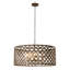 Luminaire suspendu tambour unique et remarquable à 12 lumières Citadel