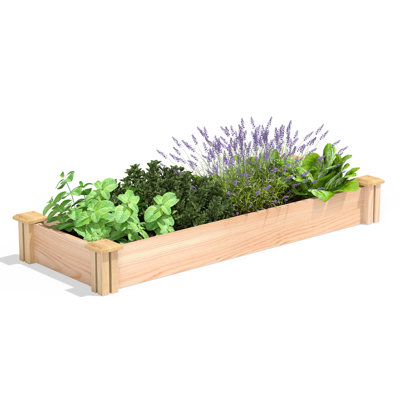 Wood Raised Garden Bed