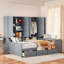 Lit de jour en bois avec trois tiroirs, armoire tout-en-un, bureau et tablettes-1292717979-1292717982