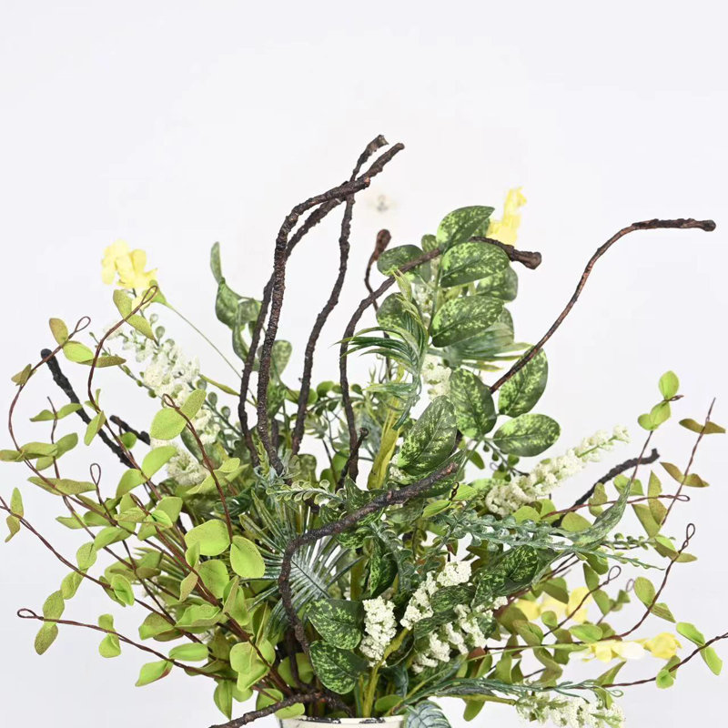Fumée artificielle d'eucalyptus de verdure de campagne artificielle pour remplisseur de vases