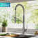 KRAUS Oletto Touchless Sensor Commercial Pull-Down Single Handle Kitchen Faucet with QuickDock Top Mount Assembly