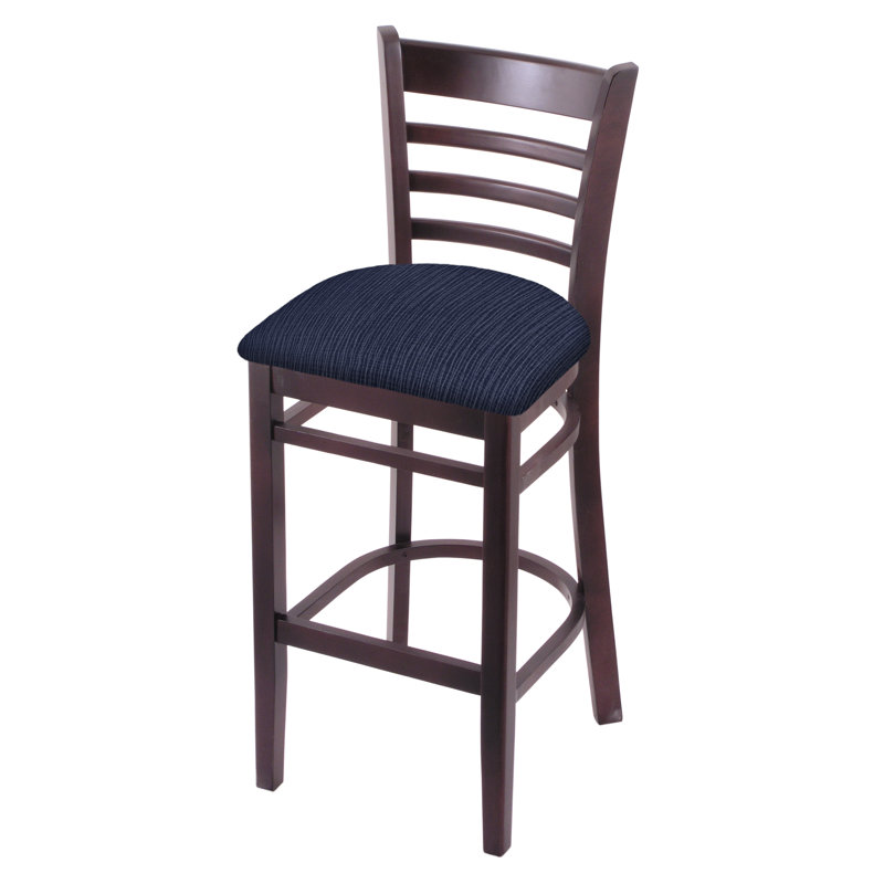 25" Counter Stool, Dark Cherry, Graph Anchor