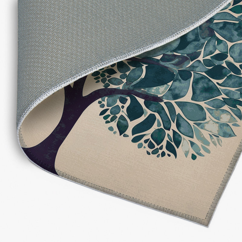 Tapis intérieur et extérieur Shadowed Glade, Rectangulaire 3 pi x 5 pi
