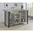 Menimen Grey Driftwood Freestanding Bar Unit