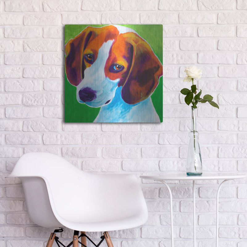 "Beagle - Watson" par Dawg Painter, H 24 po x l 24 po