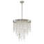 Lustre argenté antique 6 lumières Meily-1006937539