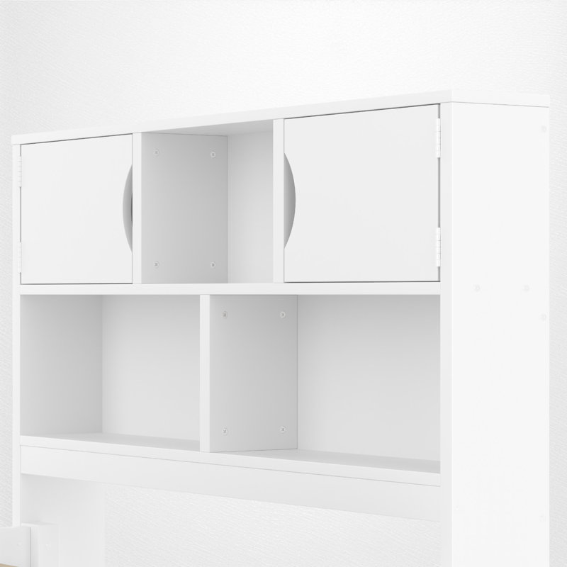 Lit bibliothèque Alye, White, Twin