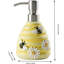 Distributeur de savon Bee bouteille en résine rechargeable avec pompe 10 oz