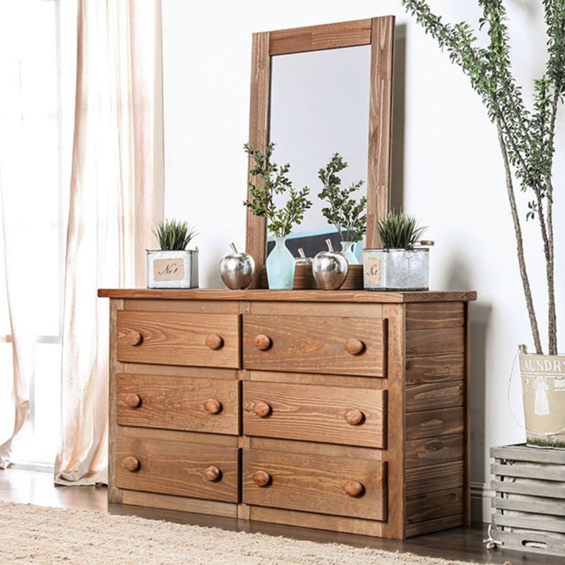 Commode double 6 tiroirs Huddleson