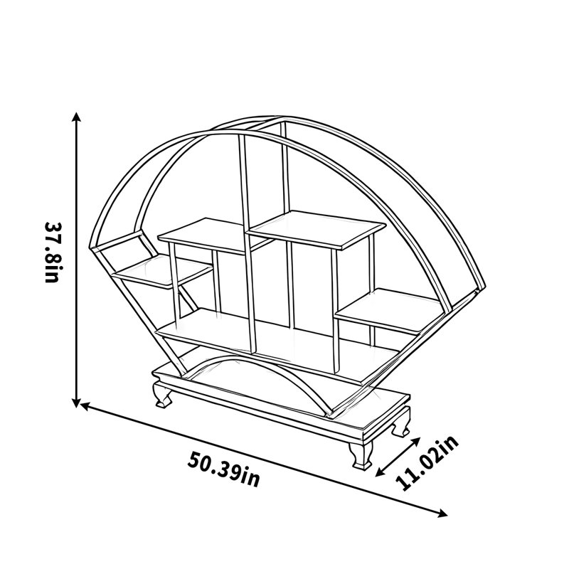 Cadre intérieur bonsaï en aluminium simple