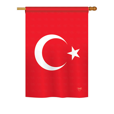 Double Sided Polyester House Flag